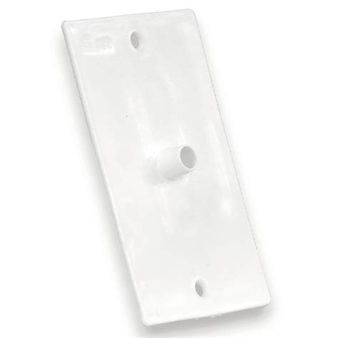 Tapa Plastica Ciega Pasacable S Perno Blanca Mec Ferrelectrica