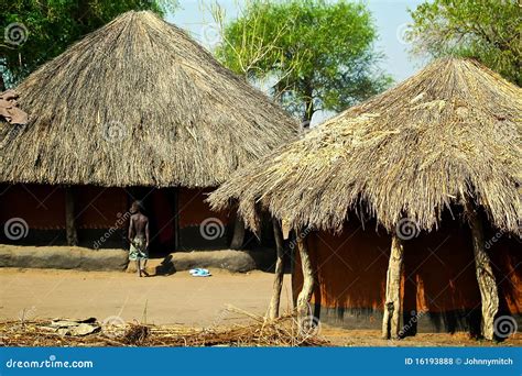 African Huts Editorial Stock Photo Image 16193888