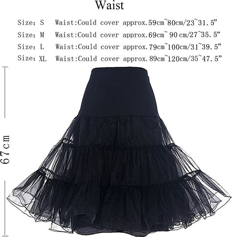 Dresstells S Petticoat Skirts Women Vintage Tutu Underkirt Retro