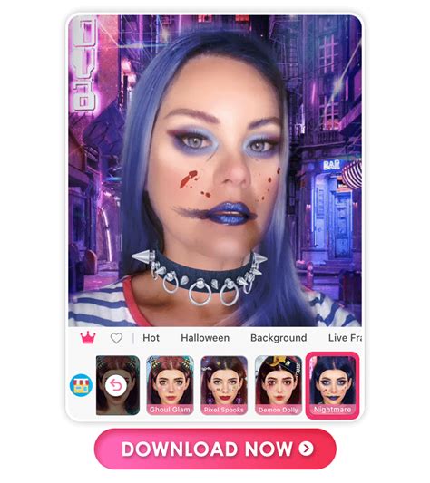 5 Best Halloween Clown Makeup Ideas To Try With A Free App Perfect