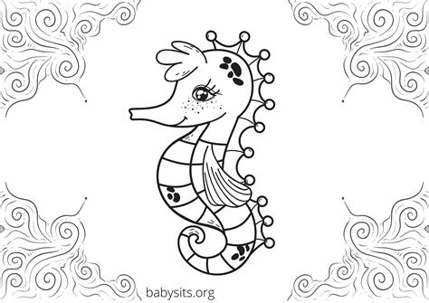 sea animal color pages 6
