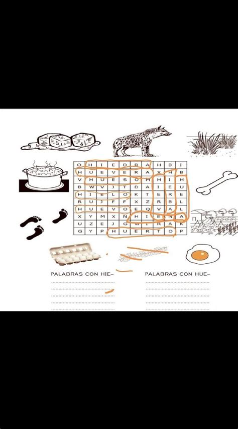 Busca En La Sopa De Letras Los Nombres De Los Dibujos Y Escr Belos