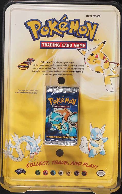 1999 Pokemon Base Set Costco 10 Count Booster Pack Blister Pack