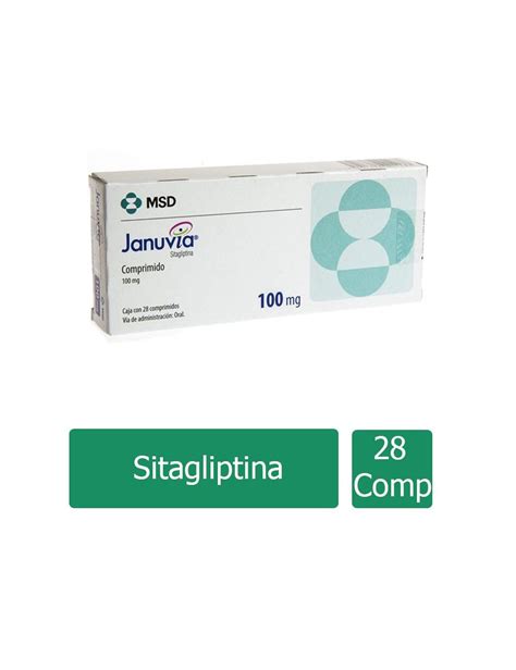 Januvia 100 Mg Caja Con 28 Comprimidos Farmalisto Mx