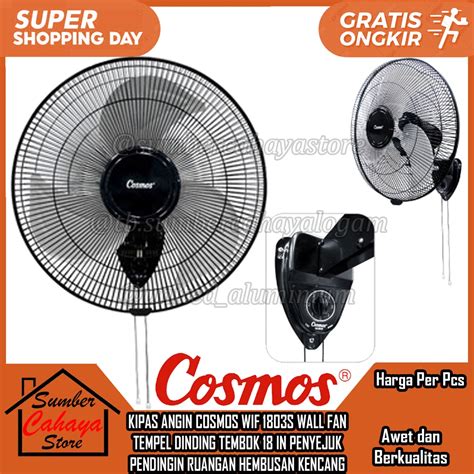 Jual Cosmos Kipas Angin Dinding Wall Fan 18 Inch WIF 1803S WallFan