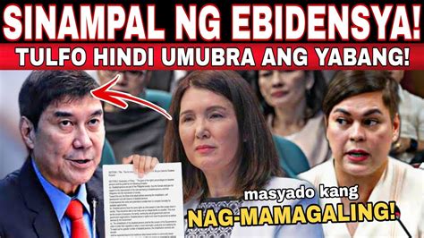 Sagupaan Sa Senado Sen Tufo Sinampal Ng Ebidensya Sen Pia Cayetano