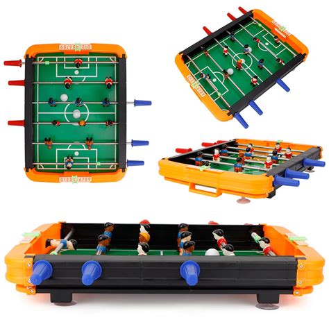 Domqga Soccer Table, Portable Game Foosball Balls Mini Foosball Board ...