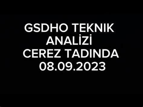 Gsd Hold Ng Gsdho Tekn K Anal Z Borsa Stanbul Youtube