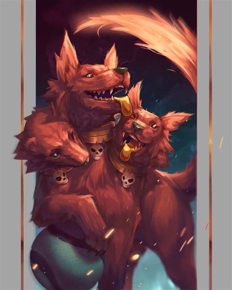 ArtStation - Cerberus - Hound of Hades | Mythical creatures art ...