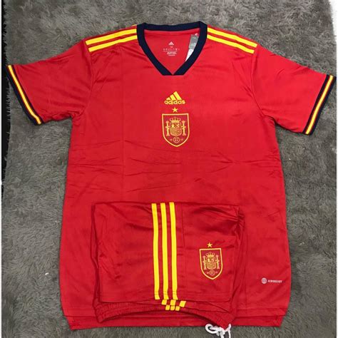 Jual FULL SET JERSEY CELANA SPANYOL HOME PIALA DUNIA 2022 IMPORT GO