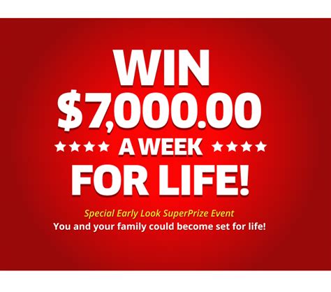 Win 700000 A Week For Life Pch Sweepstakes