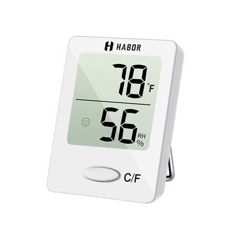 Habor Digital Hygrometer Indoor Thermometer Humidity Gauge Indicator Room Thermometer Accurate