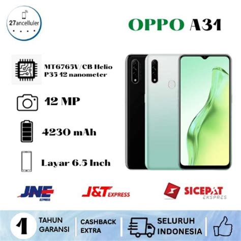 Jual Oppo A31 Full Set 6 128gb Garansi 1 Tahun Di Seller 27an Celluler