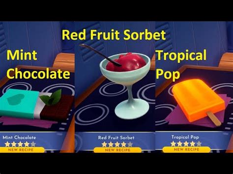 How To Make Mint Chocolate Red Fruit Sorbet And Tropical Pop In