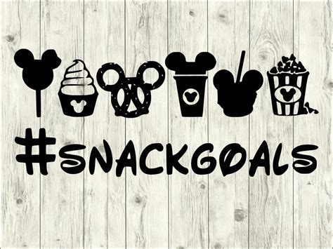 Disney Snack Goals Svg Disney Snackgoals Svg Disney Snacks Etsy