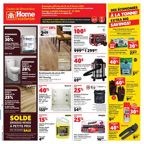 Home Hardware Building Centre Qc Flyer February To