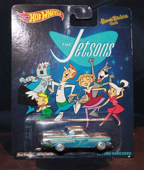 2013 Hot Wheels Realriders Hanna Barbera Presents The Jetsons 65 Ford Ranchero Ebay