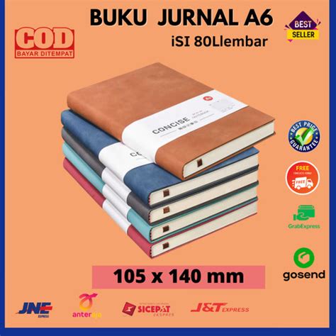 Jual Buku Catatan Binder Jurnal Harian Notebook Cover Pu Leather