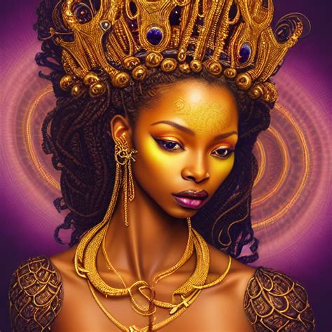 Stunning Beautiful Melanated Brown Skin Woman · Creative Fabrica