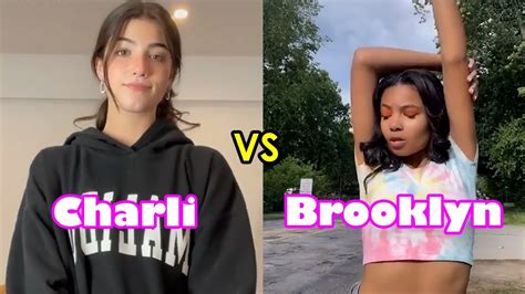 Charli Damelio Vs Brooklyn Queen 🌠 Tik Tok Dance Compilation Youtube