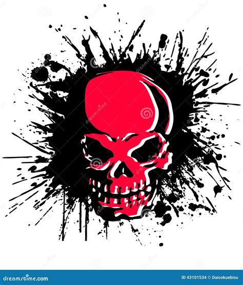 Skull Scattered Anterior View Royalty Free Stock Photo Cartoondealer