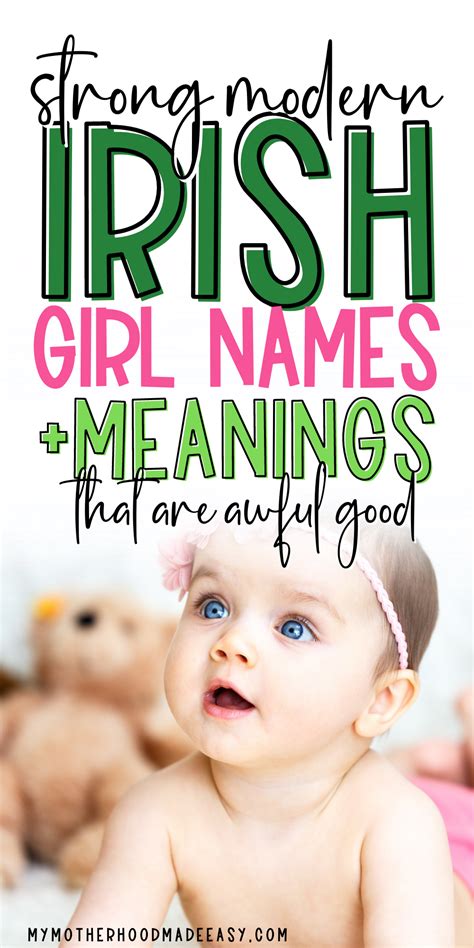 123+ Pretty Irish Girl Names [+ Meanings] For Your Cute Little Lass ...