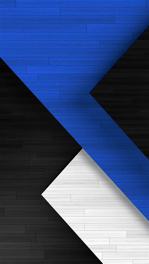 Blue Black White Abstract Tiles Samsung Galaxy S S Google Pixel Xl