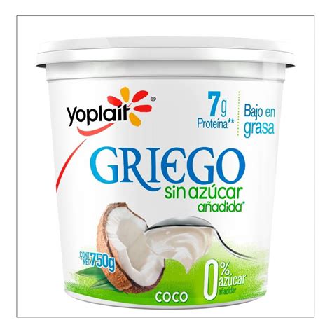 Yoghurt Batido Yoplait Griego Coco Sin Az Car A Adida G Walmart