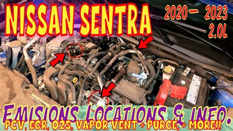 ⫷ Pcv Egr Vapor Vent And Purge More Locations And Info Nissan Sentra ⫸ Youtube