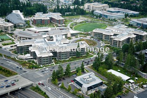 Latitude Image Microsoft Corporate Headquarter S West Campus Redmond Wa Aerial Photo