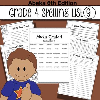 Abeka Spelling Vocabulary Poetry Th Ed List Review