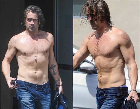 Colin Farrell Sin Camiseta En Plena Calle Cromosomax