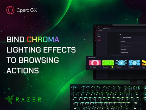 Opera GX Adds Dynamic Razer Chroma RGB Lighting Effects To Accompany