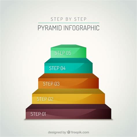 Premium Vector Infographic In Pyramid Shape