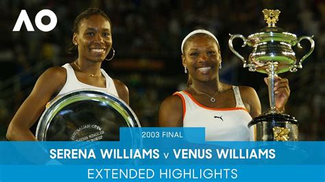 Serena Williams V Venus Williams Extended Highlights Australian Open