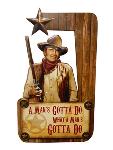 Buy John Wayne Metal Sign Sanity