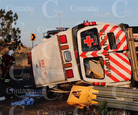 La mayoría de las 9 víctimas de la volcadura de una ambulancia en la