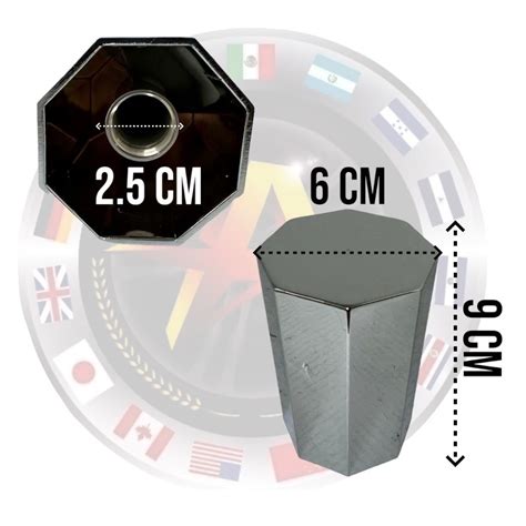 Capuch N Para Tuerca Unemon Octagonal Corto De Rosca Piezas