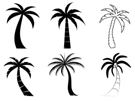 Black Branch Tree Or Naked Trees Silhouettes Set Hand Drawn Isolated Illustrations 23633733