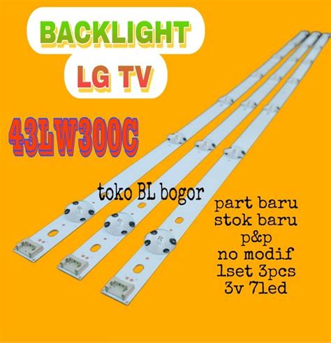 Jual Lampu Led Bl Backlight Tv Lg Lw C Lw Di Lapak Toko Bl