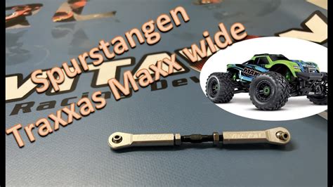 Einstellbare Spurstangen F R Traxxas Maxx Wide V Vitavon Stahl