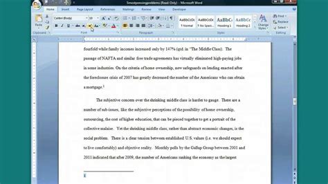 Microsoft Word Turabian Template Free Word Template