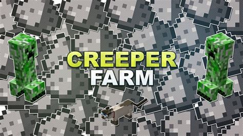 Minecraft Creeper Farm Design