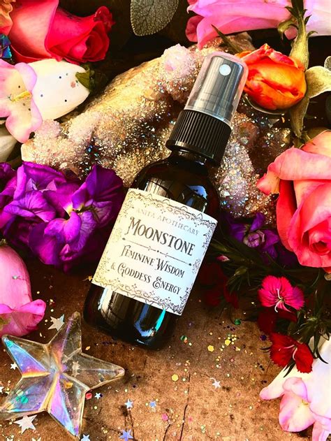 Moonstone Crystal Body Mist Moonstones In Each Bottle Witchcraft Moon