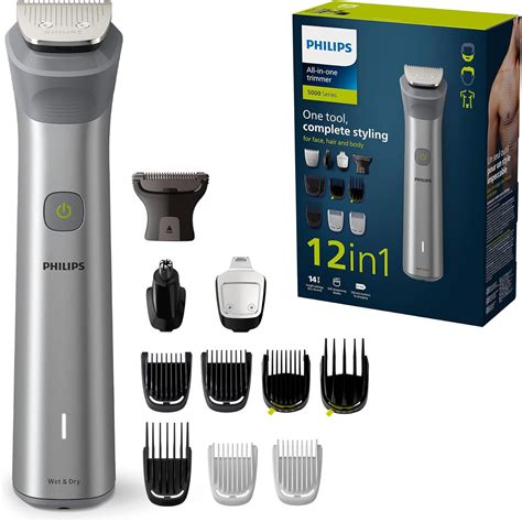 Philips Series 5000 All In One Trimmer 12 In 1 Multigroom For Face