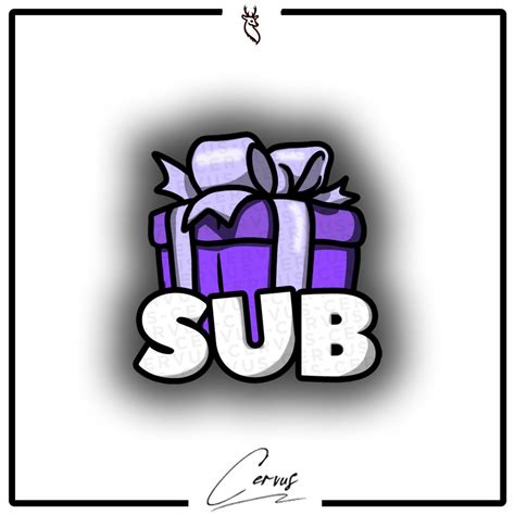 Geschenk Sub Twitch Emote Twitch Stream Discord Emotes Streamer