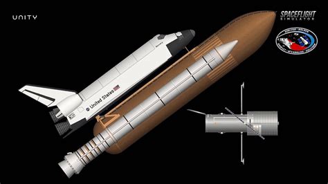 Space Shuttle Sts Hubble Mission Blueprint Sfs Youtube