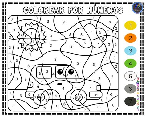 Colorear Por NÚmeros 2 Imagenes Educativas