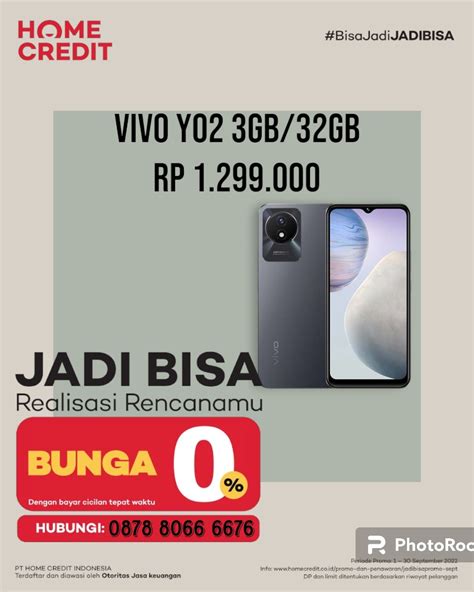 Vivo Y02 3 32 Bisa Dicicil Pake KTP Proses Cepat Telepon Seluler