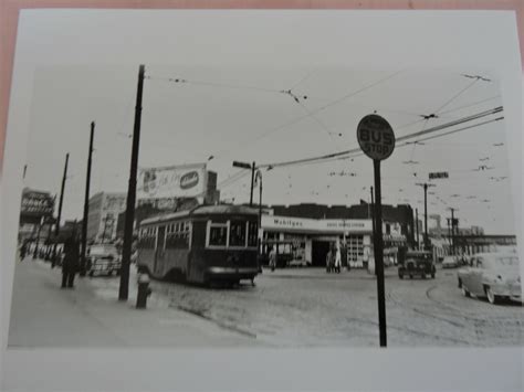 1949 Ridgewood Queens Trolley Myrtle Ave New York City Nyc 8x10 Photo